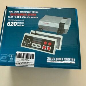 Classic Games Collection 620-In-1 Mini Entertainment System — Blue